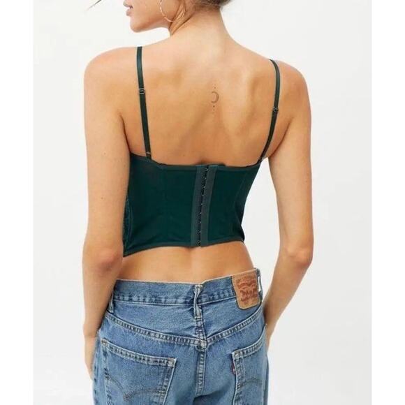 Urban Outfitters Out From Under Modern Love Corset Green - S - Picture 3 of 6